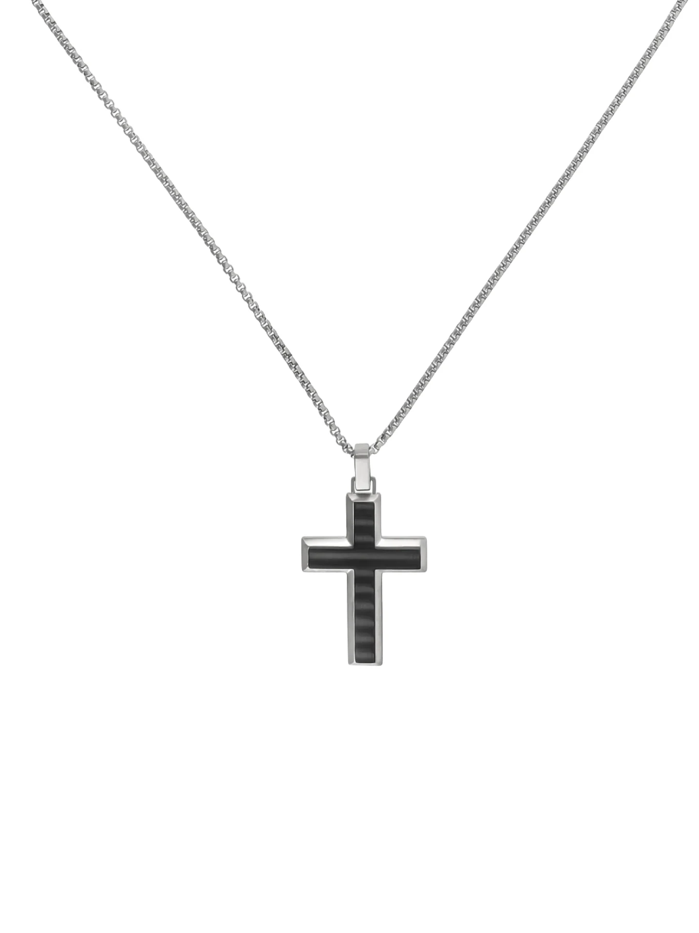 Colar One Men Onyx Steel
