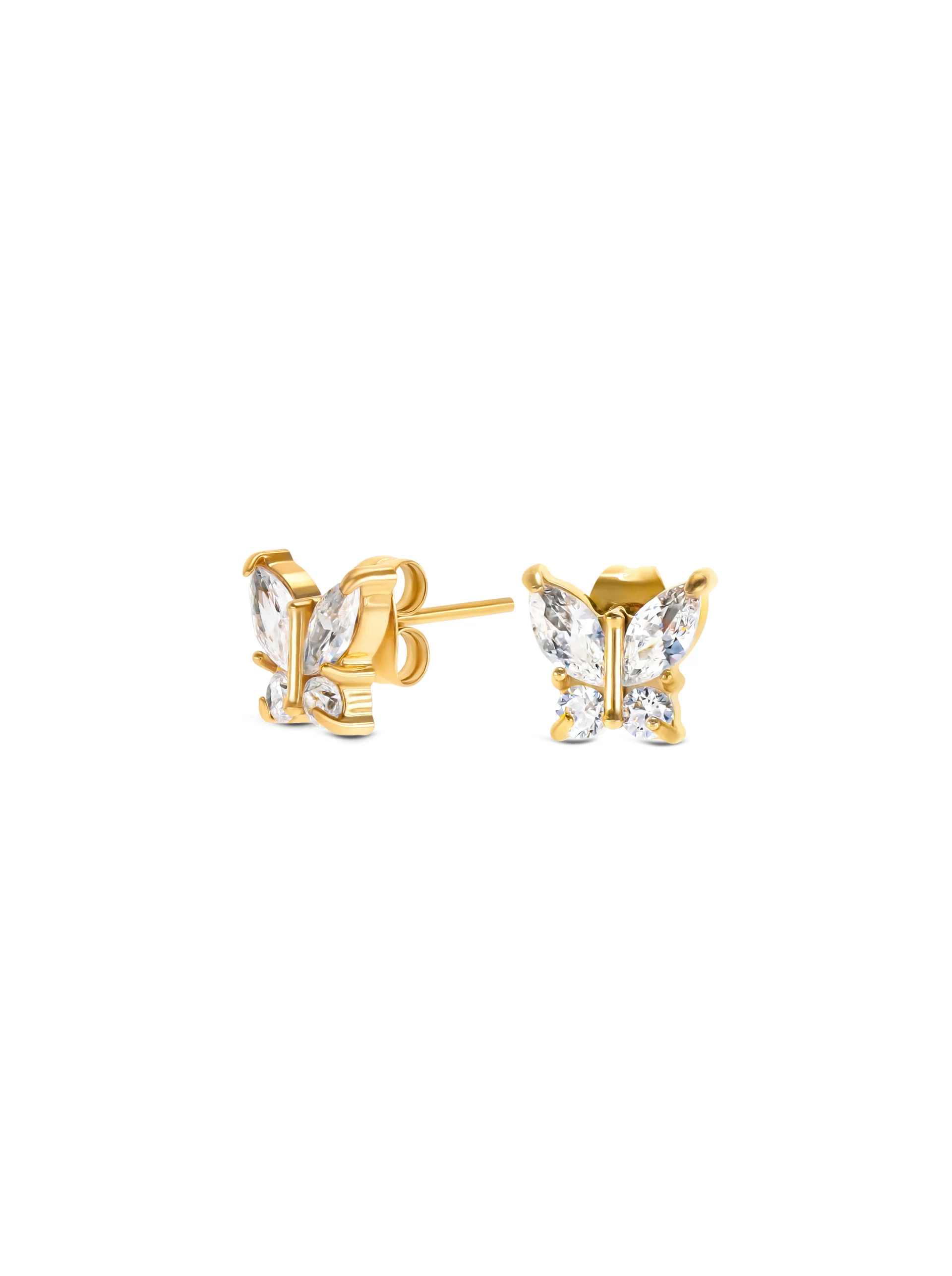 Brincos One Butterfly Crystal