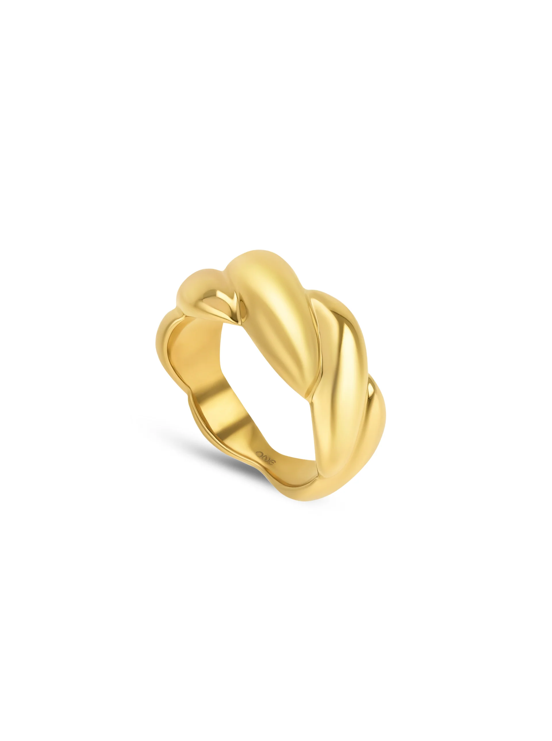 Anel One Bold 09 Gold
