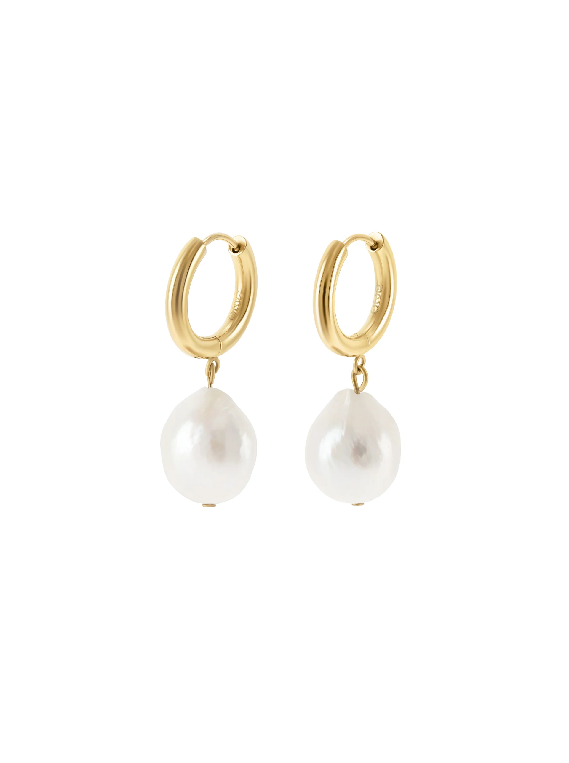 Brincos One Pearly Hoops