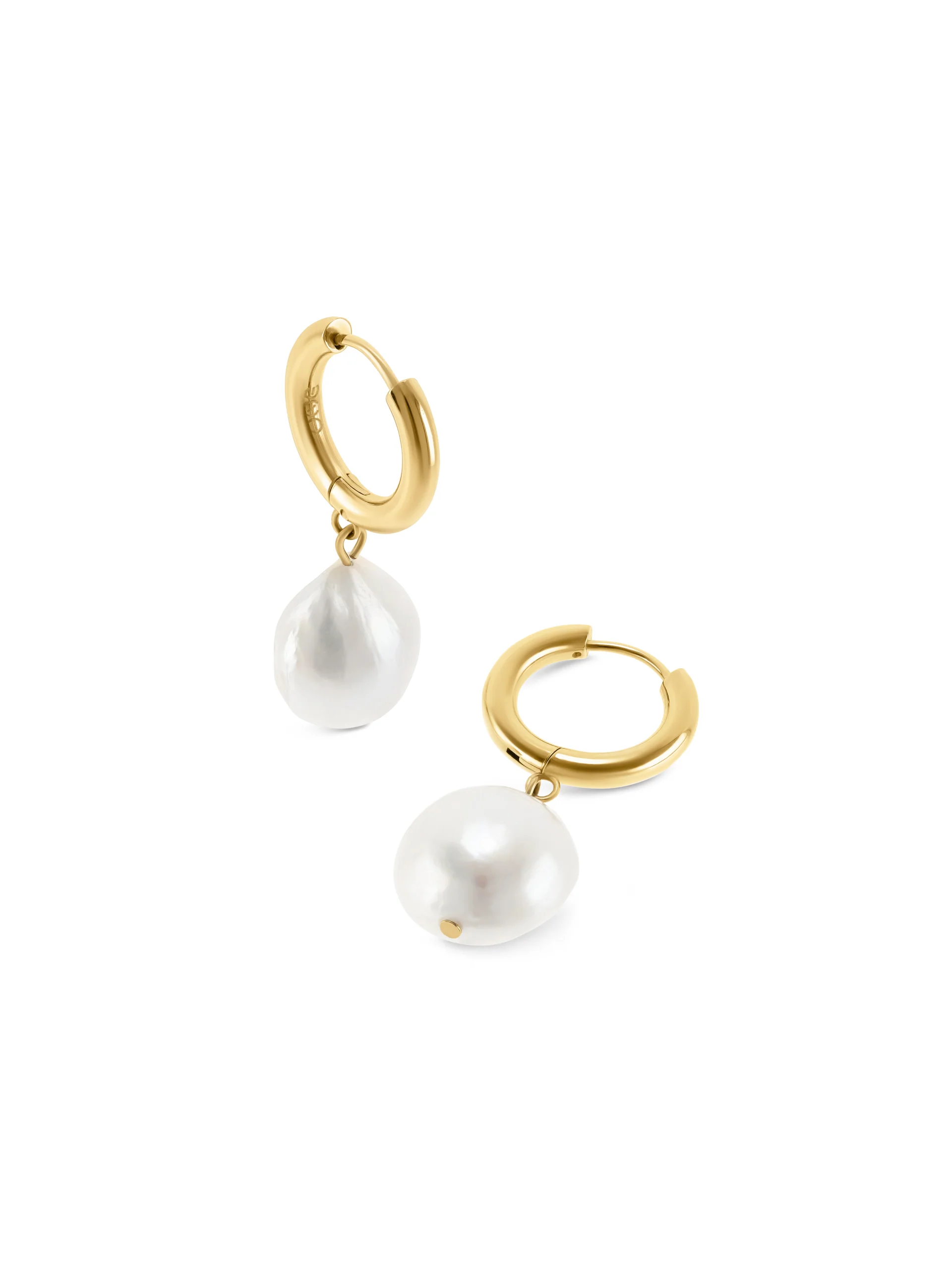 Brincos One Pearly Hoops - Image 6