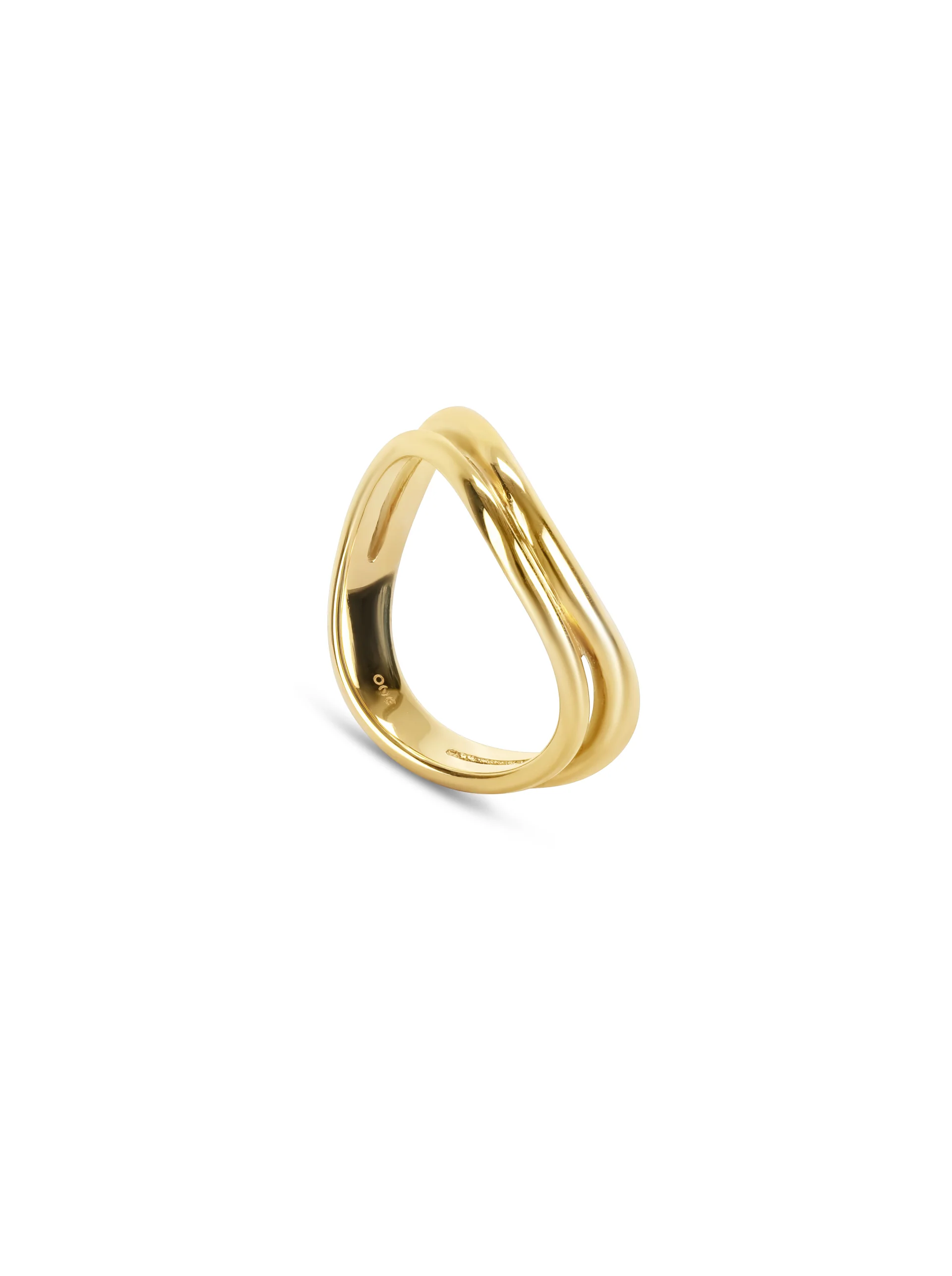 Anel One Infinity Double Gold