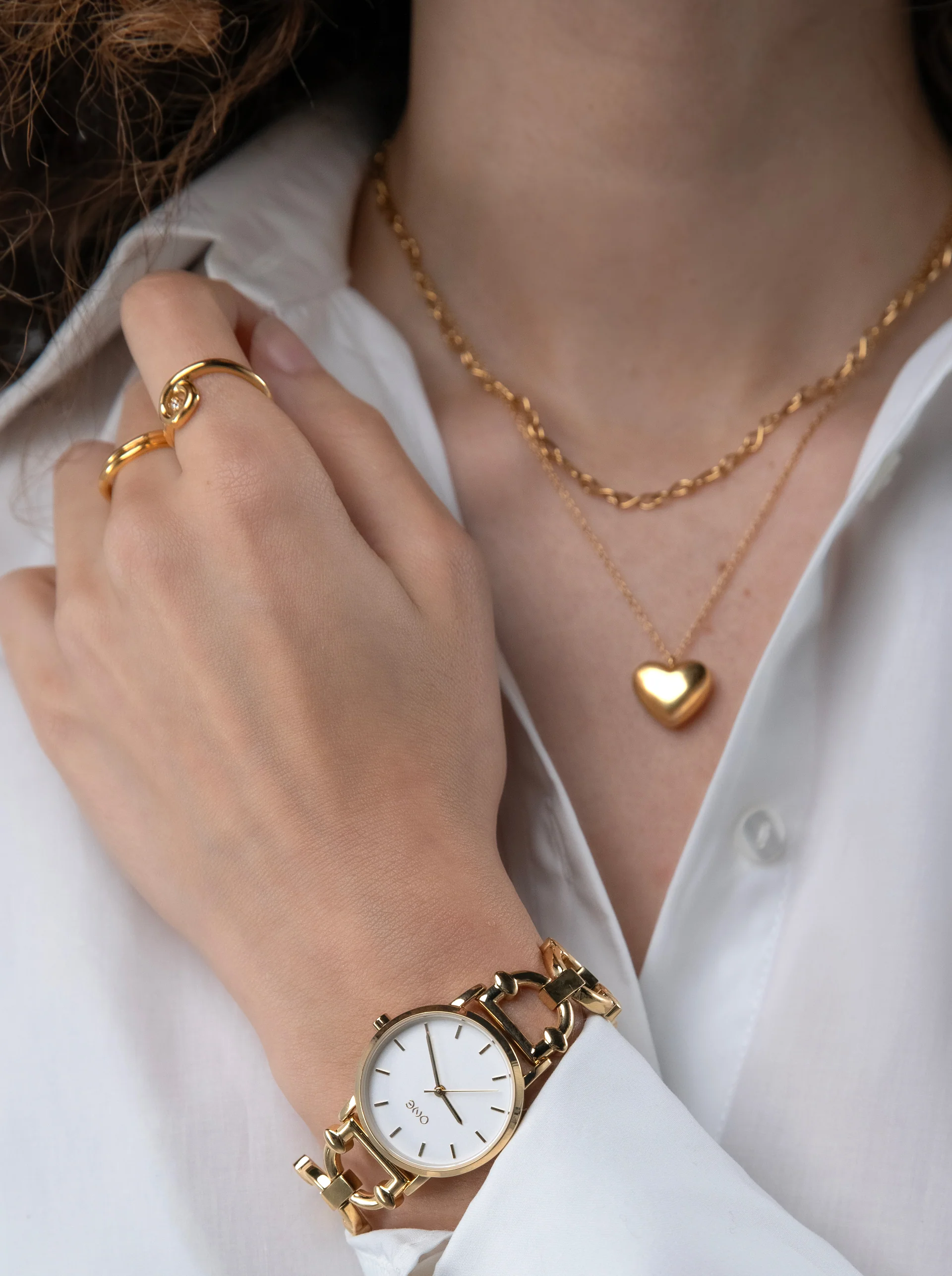 Anel One Infinity Double Gold - Image 3
