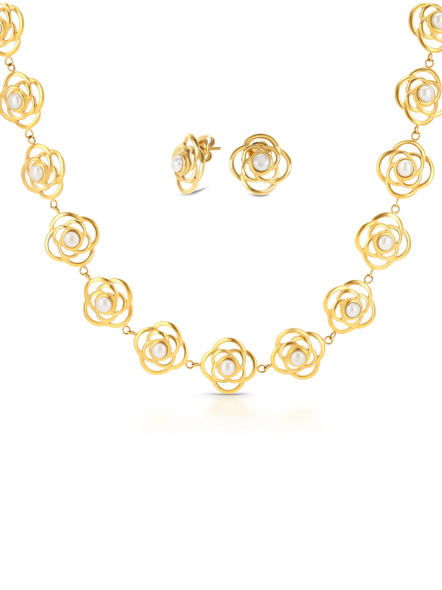 Set Colar & Brincos One Rose Pearl