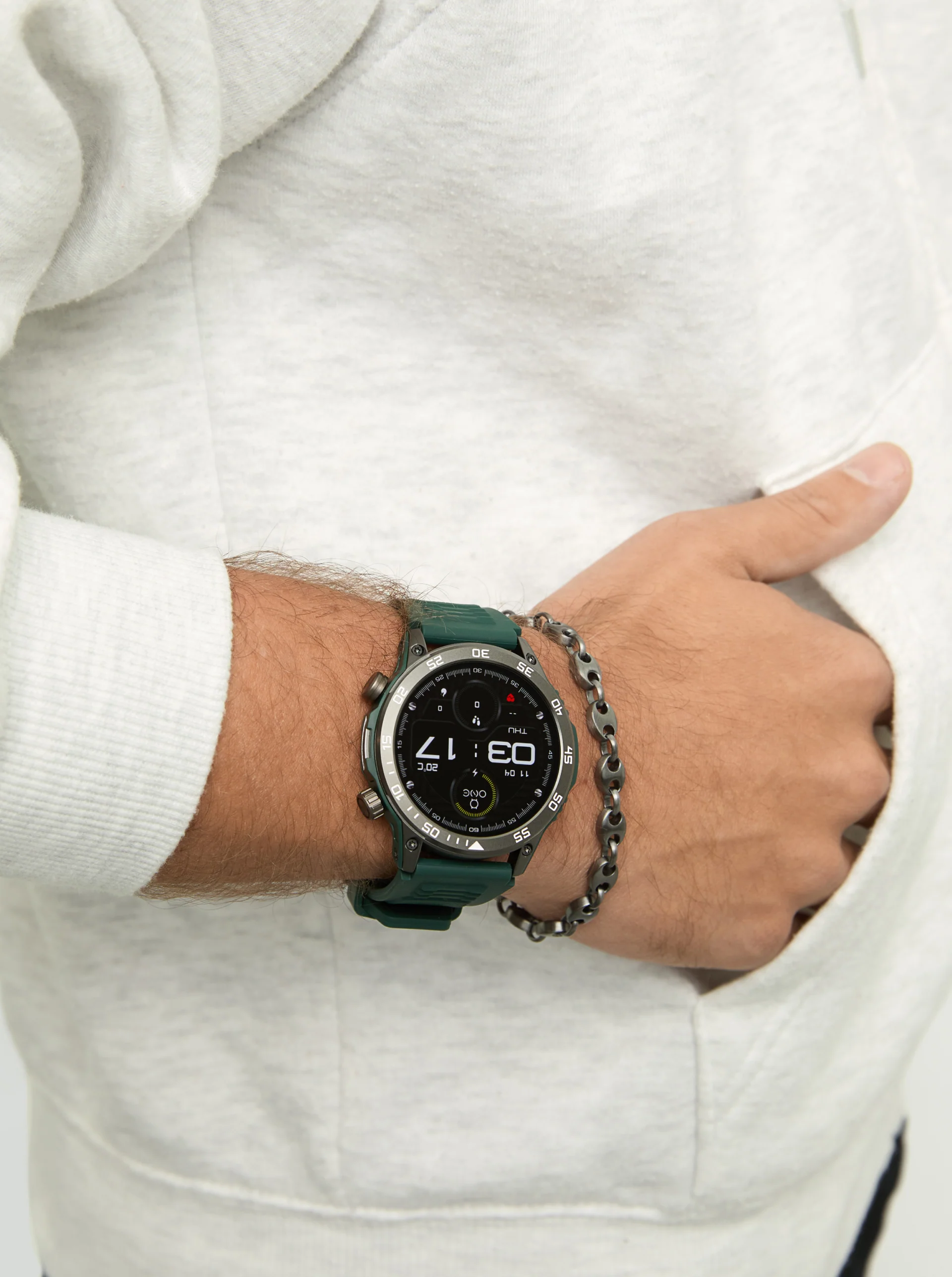 Smartwatch One Men SportyCall Green - Image 2