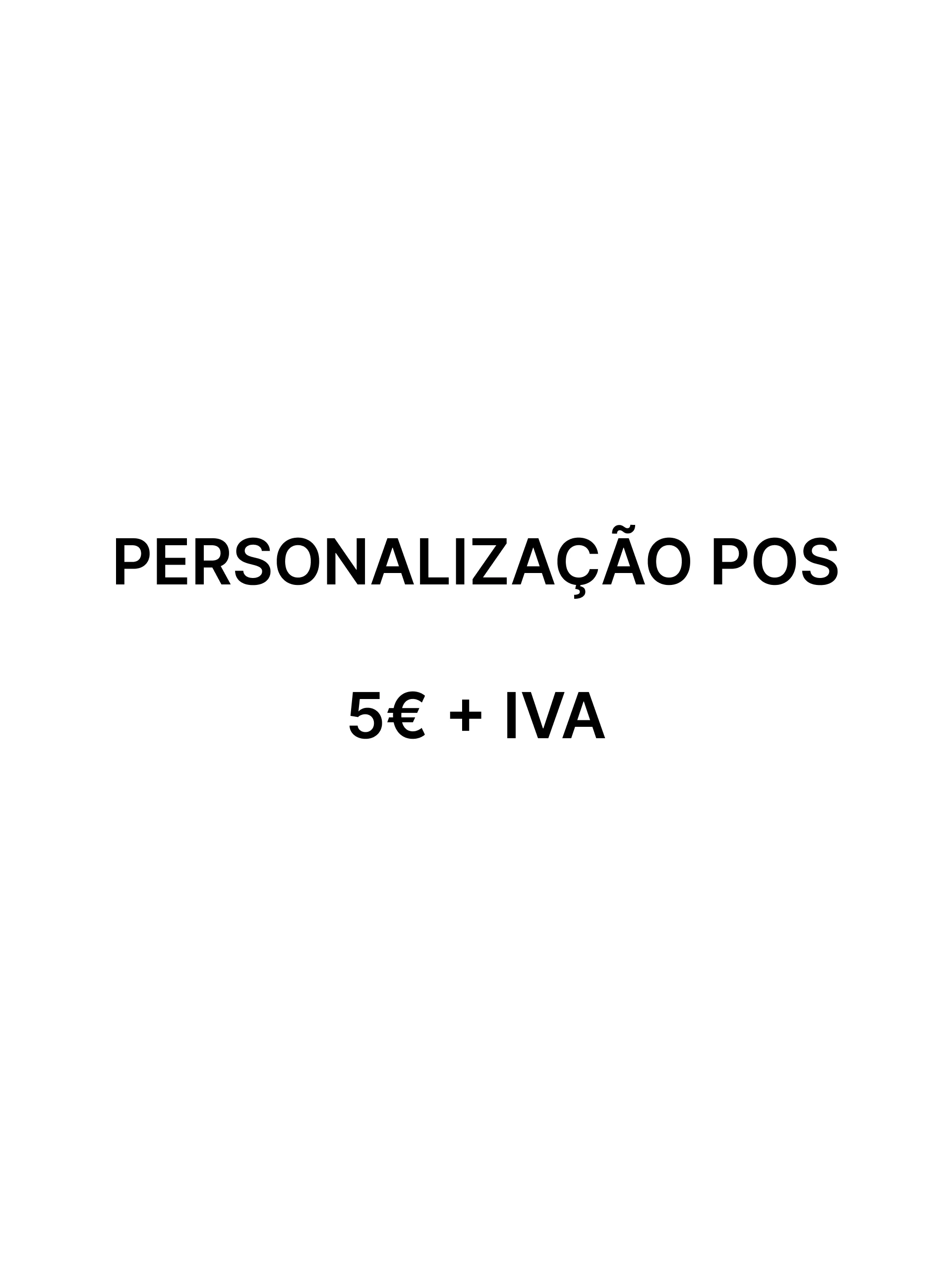 Personalização ONE POS